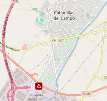 Trasladado al Hospital de Guadalajara un trabajador de 24 años