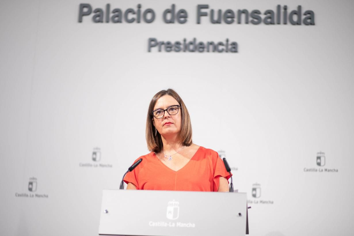 Esther Padilla, consejera portavoz del Gobierno de Castilla-La Mancha//Imagen: JCCM.