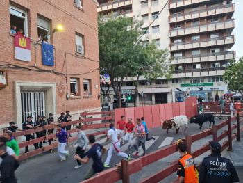 ENCIERROS GUADALAJARA. Primer encierro: gran expectación y primera prueba superada