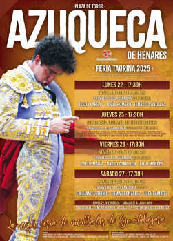 La venta de entradas y abonos para los espectáculos taurinos de Azuqueca se abre este viernes