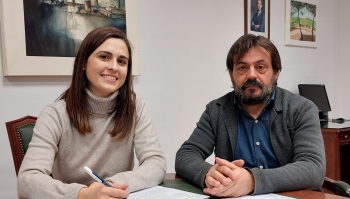 'Impulsa Guadalajara' mantiene una reunión de trabajo con el alcalde de Chiloeches, Juan Andrés García