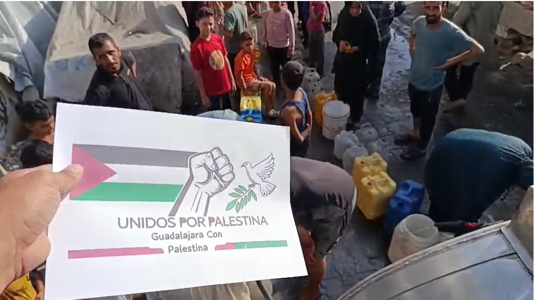 Unidos por Palestina pide la colaboración de los ciudadanos//Imagen: Unidos por Palestina. 