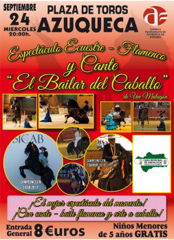 La plaza de toros acoge este miércoles el espectáculo “El bailar del caballo” 