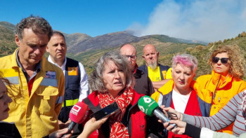 El incendio de Peñalba ya ha afectado a 1,800 hectáreas del Parque Natural de la Sierra Norte