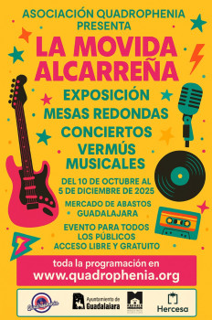 El Mercado de Abastos acoge la exposición 'La movida alcarreña'