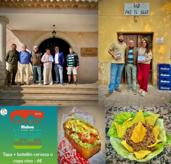 El Restaurante "Pico el Alar" de Ocentejo se alza con con el primer premio de la Ruta de la Tapa del Alto Tajo