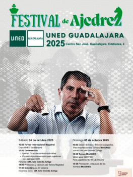 UNED Guadalajara celebra el Festival de Ajedrez