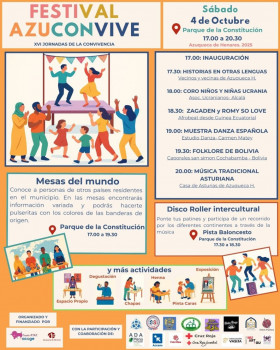 Este sábado se celebra el Festival Azuconvive