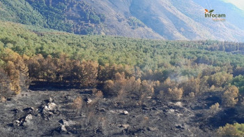 ACTUALIZACIÓN. Controlado el incendio del Pico del Lobo
