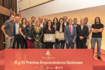 Tierra Molinesa entrega sus XI y XII Premios Emprendedores Molineses en el Parador de Molina, una de sus principales reivindicaciones