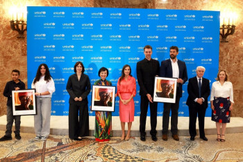 La aloverana Mariam recibe de la Reina Letizia el Premio UNICEF España 2025 en representación de los Cibercorresponsales