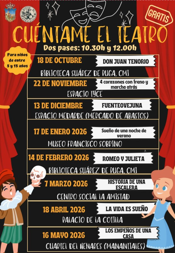 Imagen: Cartel 'Cuéntame el Teatro'