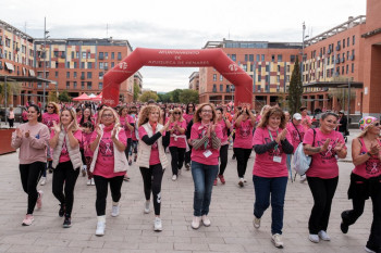 Más de 1.200 personas participan en la Marcha contra Cáncer de Azuqueca 
