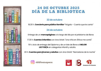 La Biblioteca Almudena Grandes de Azuqueca celebra el Día de las Bibliotecas