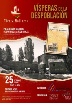 Molina acoge la presentación del libro 'Vísperas de la despoblación' de Santiago Araúz