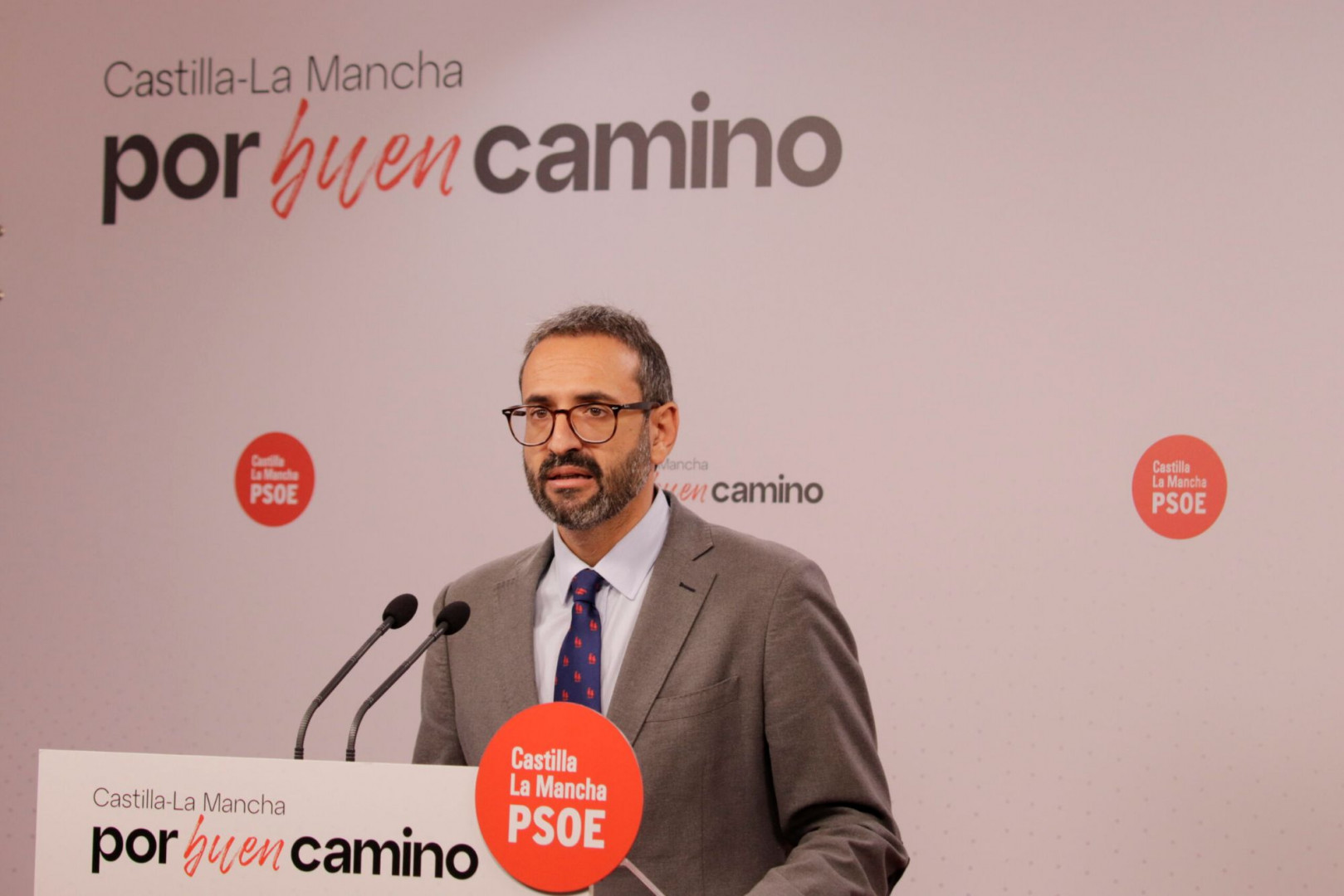 El secretario de Organización del PSOE de Castilla-La Mancha y diputado nacional, Sergio Gutiérrez//Imagen: PSOE CLM.