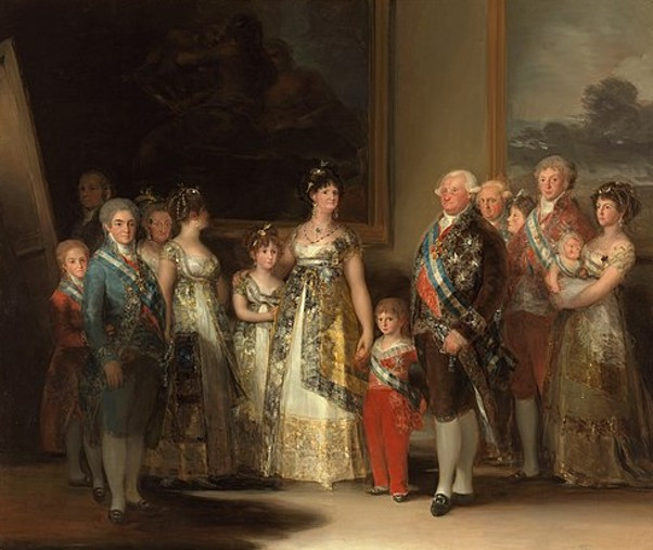 La Casa Real visitó Guadalajara en 1802//Imagen: 'La familia de Carlos IV', cuadro pintado por Francisco de Goya en 1800. Museo del Prado.