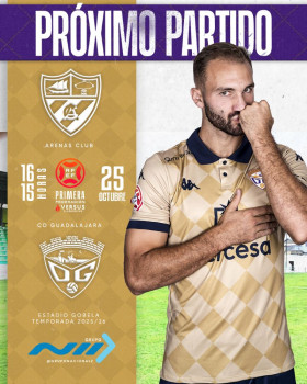El CD Guadalajara buscará reencontrarse con la victoria en Gobela