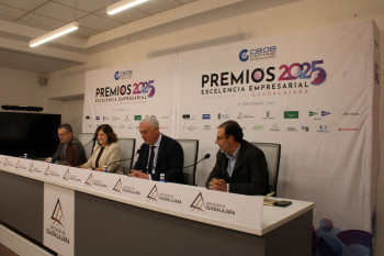 La directora del Hotel Iris de Guadalajara, premio Excelencia Empresarial de CEOE Guadalajara