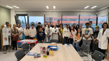 Estudiantes del IES Castilla conocen las entrañas del Hospital Universitario de Guadalajara