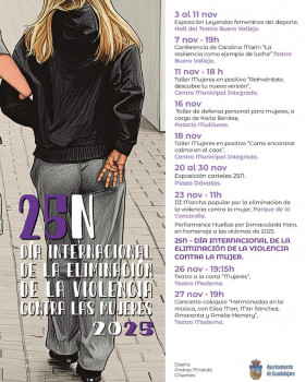 Todo un mes de actividades entorno al Día Internacional para la Eliminación de la Violencia contra las Mujeres 