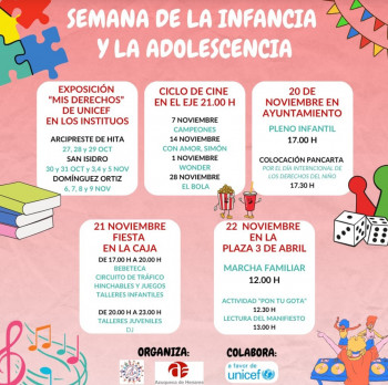 Azuqueca celebrará la 'Semana de la Infancia y la Adolescencia'