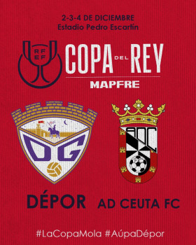 La AD Ceuta será el próximo rival del CD Guadalajara en Copa del Rey