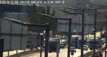 Accidente en la A-2 a la altura de Alovera 