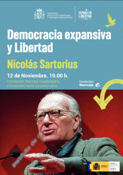 Guadalajara celebra hoy la conferencia 'Democracia expansiva y libertad' a cargo de Nicolás Sartorius 
