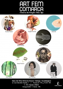 La exposición Art Fem Comarca Molina de Aragón-Alto Tajo trae a Guadalajara el talento de diez mujeres artistas del Señorío