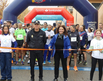 La subdelegada del Gobierno en Guadalajara destaca la cara más solidaria de la Policía Nacional en la Ruta 091