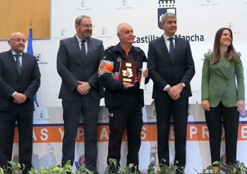 La agrupación de Cabanillas recibe la Placa de Protección Civil en Castilla-La Mancha