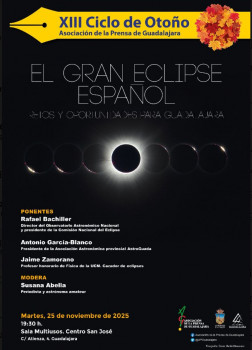 La Asociación de la Prensa de Guadalajara celebra el XIII Ciclo de Conferencias