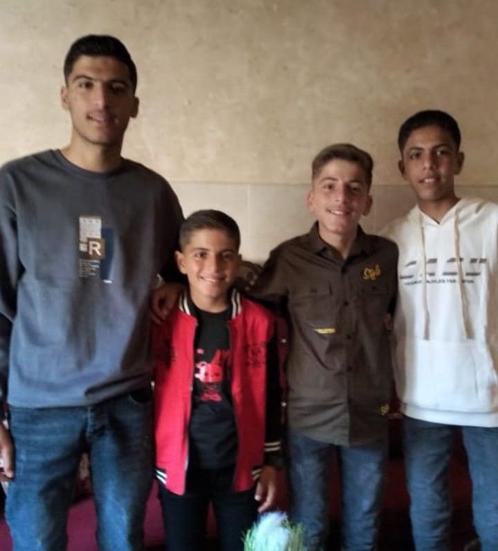 El objetivo de Khaled es volver a reunirse con su mujer y sus cuatro hijos//Imagen: Cedida Unidos por Palestina.