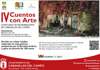 Convocada la cuarta edición del Concurso de Microrrelatos «Cuentos con Arte» de la Biblioteca León Gil