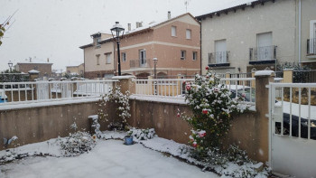 Molina de Aragón se despierta con las primeras nieves de la temporada