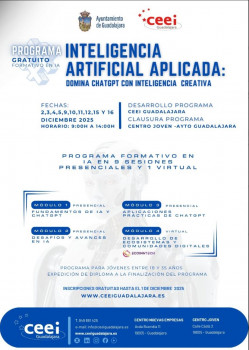 El Ayuntamiento de Guadalajara lanza un programa formativo para los jóvenes sobre inteligencia artificial