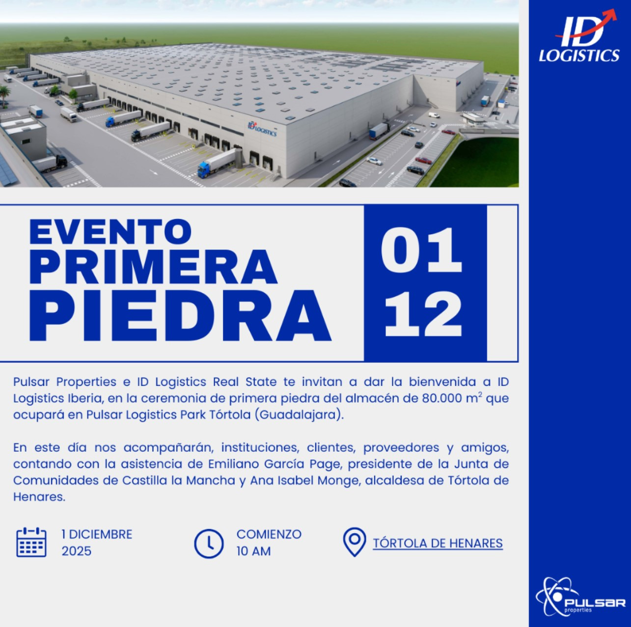 Imagen: Pulsar Properties e ID Logistics