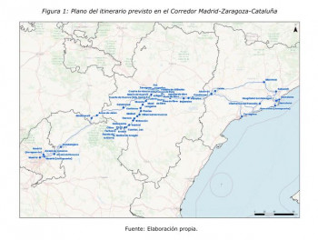 Sale a información pública el corredor Madrid-Zaragoza-Cataluña del nuevo Mapa Concesional de Transporte, que afecta a Guadalajara 