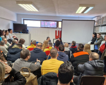 Más de 100 delegados y delegadas de UGT se reúnen en asamblea para analizar el grado de cumplimiento de su convenio