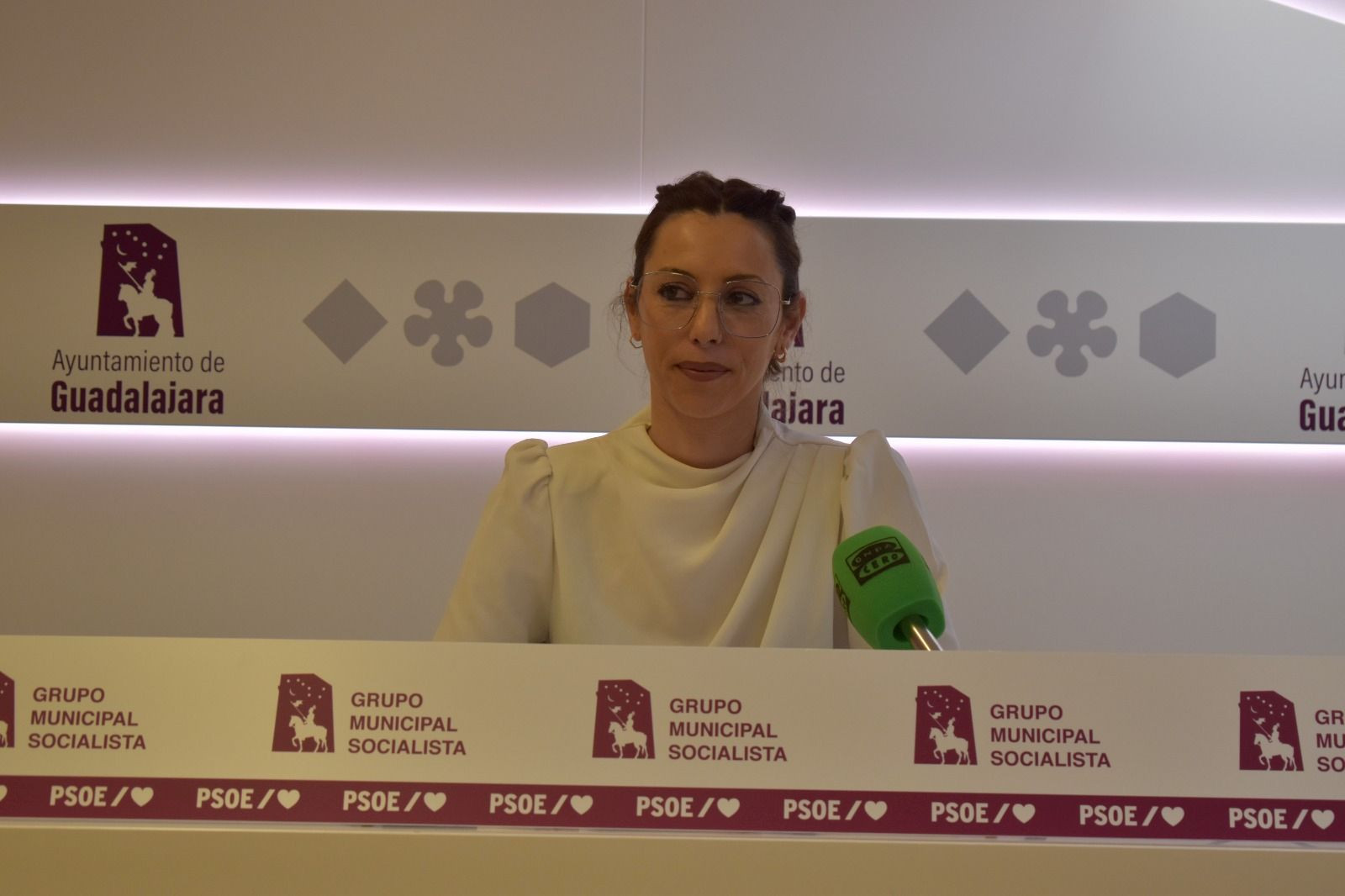 Lucía de Luz, portavoz del Grupo Municipal del PSOE en el Ayuntamiento de Guadalajara//Imagen: Grupo Socialista.