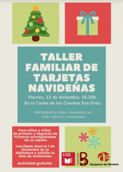 La Biblioteca municipal Almudena Grandes pone en marcha la programación de Navidad