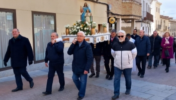  La Asociación de Jubilados de Jadraque y su Comarca plantan cara al frío en su fiesta del Santo Ángel