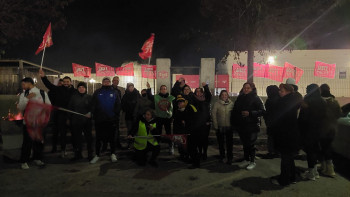 Más del 80% de la plantilla de la empresa TGT de Torija secunda el primer día de huelga