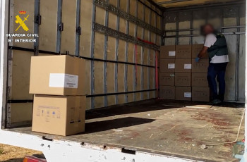 Desarticulada una organización criminal dedicada al robo en interior de camiones en Guadalajara