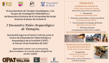 Tamajón inaugura su nueva escena paleolítica en un encuentro científico de referencia