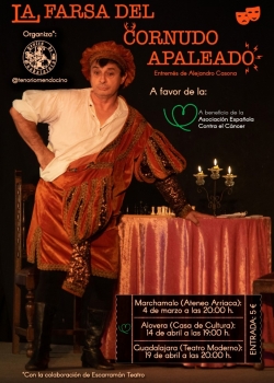 El Ateneo Arriaca acoge este sábado 'La farsa del Cornudo Apaleado', por la Asociación Gentes de Guadalajara