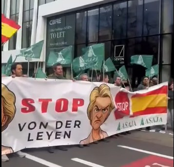 La APAG participa en Bruselas en las protestas contra los recortes de la PAC