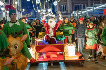 Papa Noel llega hoy a Guadalajara 