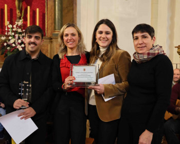 El Coro de Santa María proclama la Navidad en Sigüenza